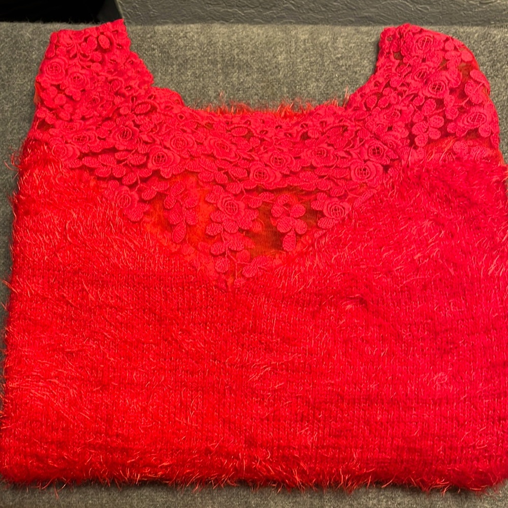 Red sweater